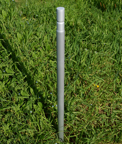 Lower aluminium pole